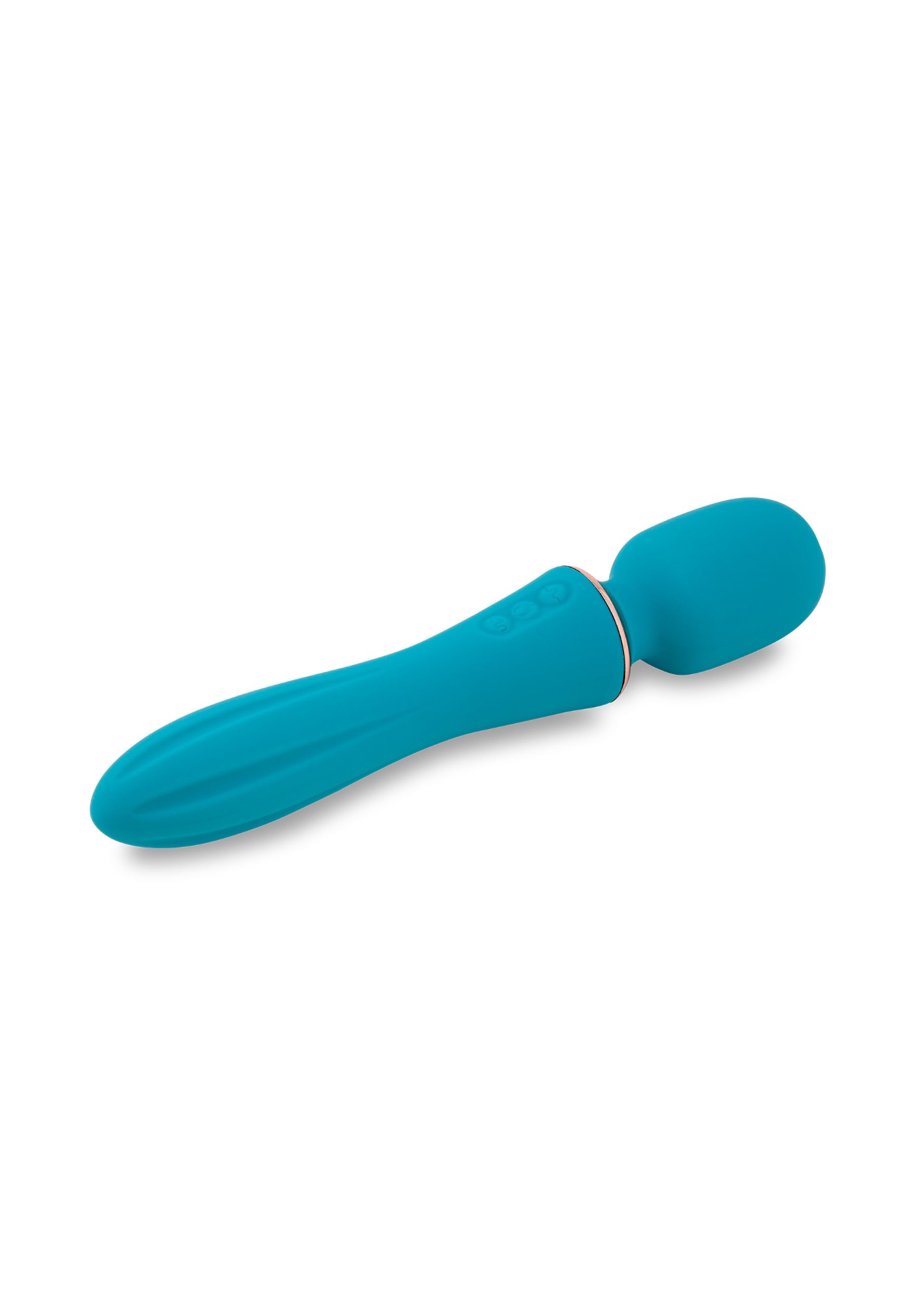 Vibrator Nubii Mika Wand, 12 Moduri Vibratii, Incalzire, Silicon, USB, Albastru, Nr. 3, Erotic24.ro