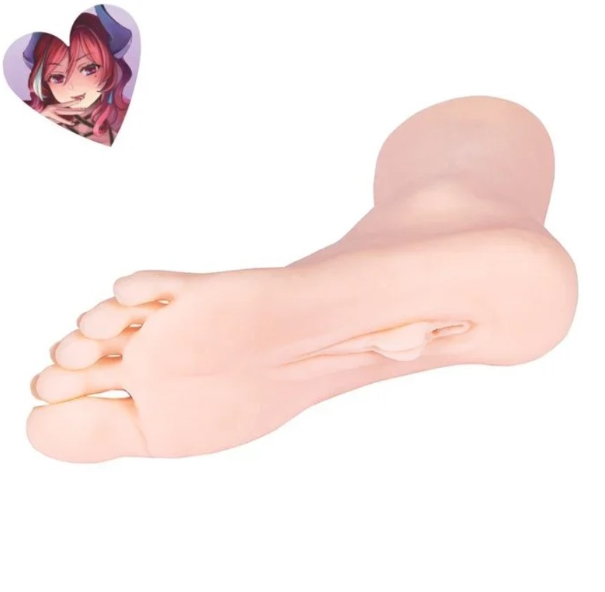 Masturbator Succubus Foot, TPE, Natural, 750 gr, #6, Erotic24.ro