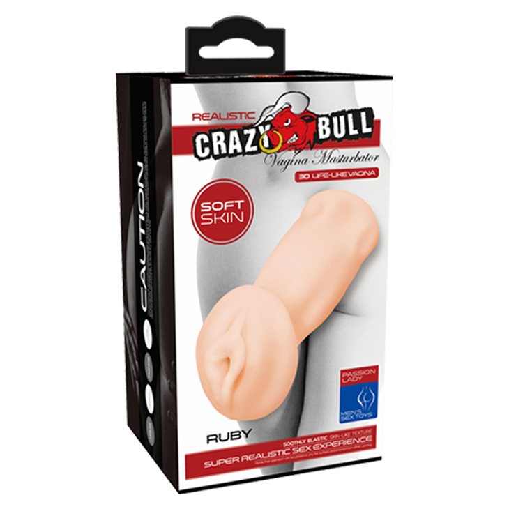 Masturbator Vagin Ruby Natural Crazy Bull 14 cm, Nr. 8, Erotic24.ro