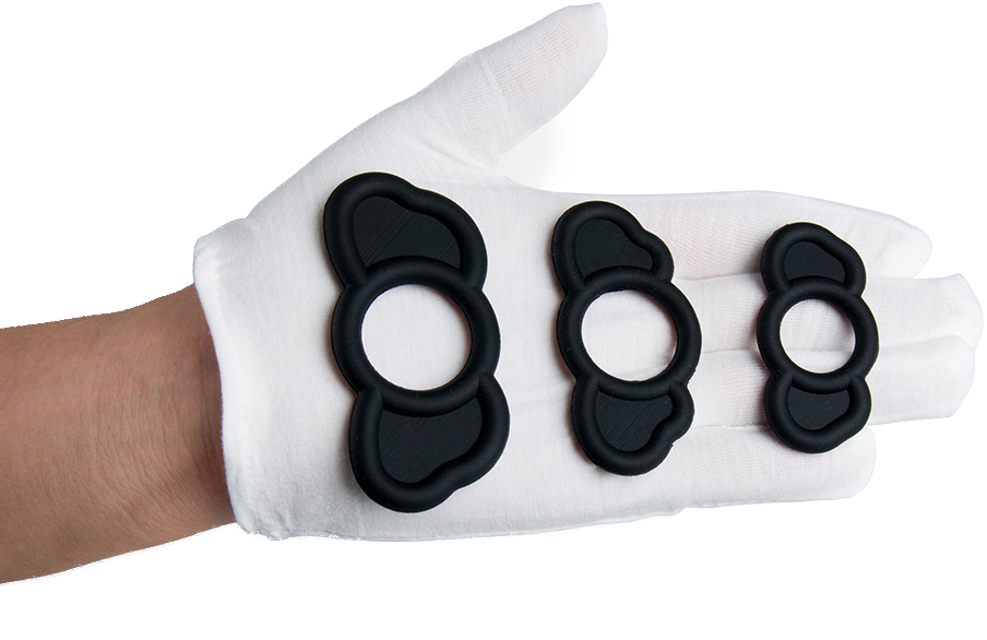 Set 3 Inele de Penis Elephant Silicon, #8, Erotic24.ro