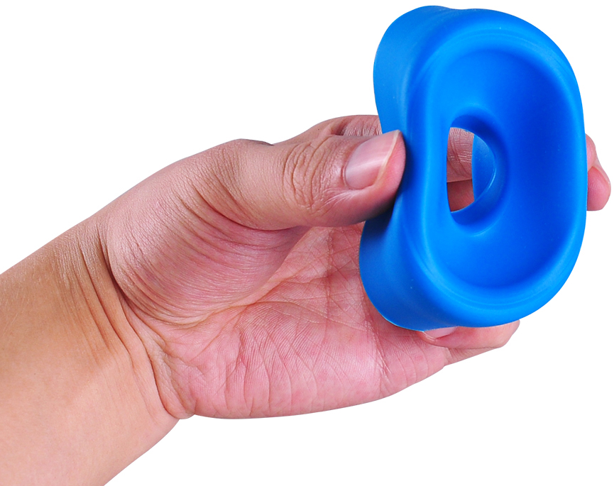 Manson Pompa Marire Penis Silicon Albastru Mokko Toys, Nr. 4, Erotic24.ro