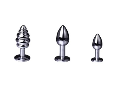 Set 3 Dopuri Anale cu Coada Lunga, Roz, Passion Labs, Nr. 2, Erotic24.ro