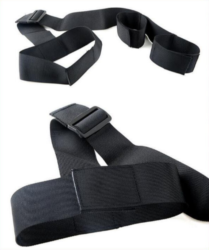 Sistem Bondage Gat-Maini la Spate cu Scai Negru Guilty Toys, #2, Erotic24.ro