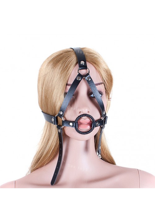 Echipament Constrangere Cap Calus cu Inel Guilty Toys, Nr. 2, Erotic24.ro