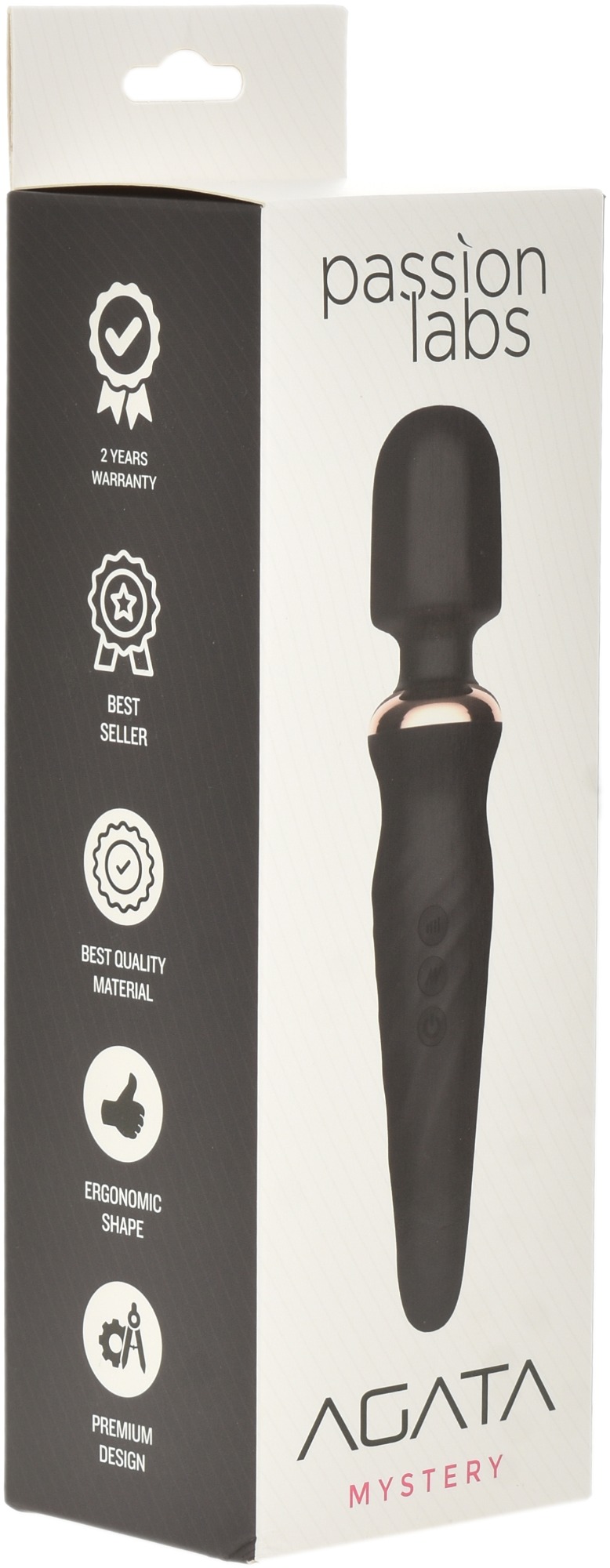 Vibrator Masaj Agata 25 Moduri Vibratii Silicon USB 23 cm Passion Labs, Mystery, #5, Erotic24.ro