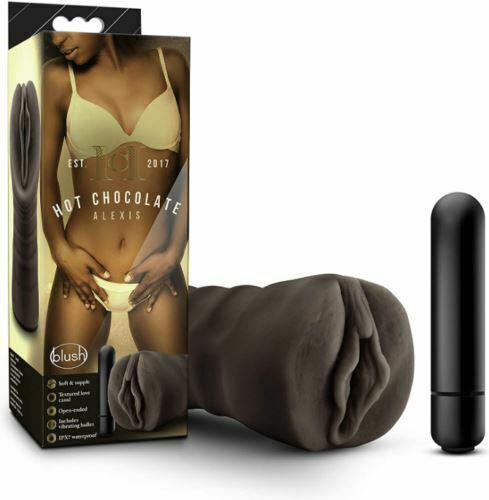 Masturbator Alexis Hot Chocolate cu Glont Vibrator, #3, Erotic24.ro