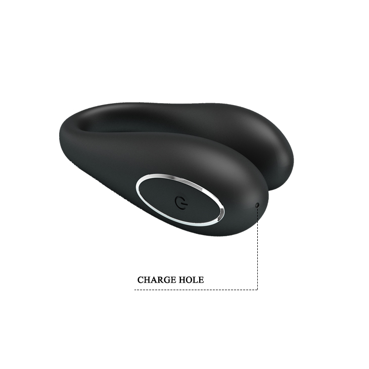 Vibrator Cuplu Algernon Remote Control 12 Moduri Vibratii Silicon Negru, #4, Erotic24.ro