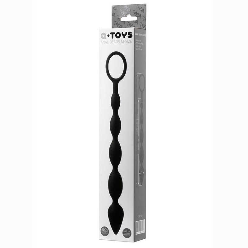 Bile Anale Size M Silicon Negru 27.5 cm, #3, Erotic24.ro