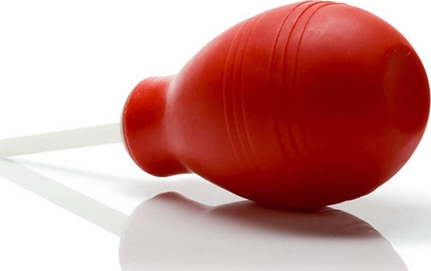 Irigator Anal 216 ml Rosu, Nr. 3, Erotic24.ro