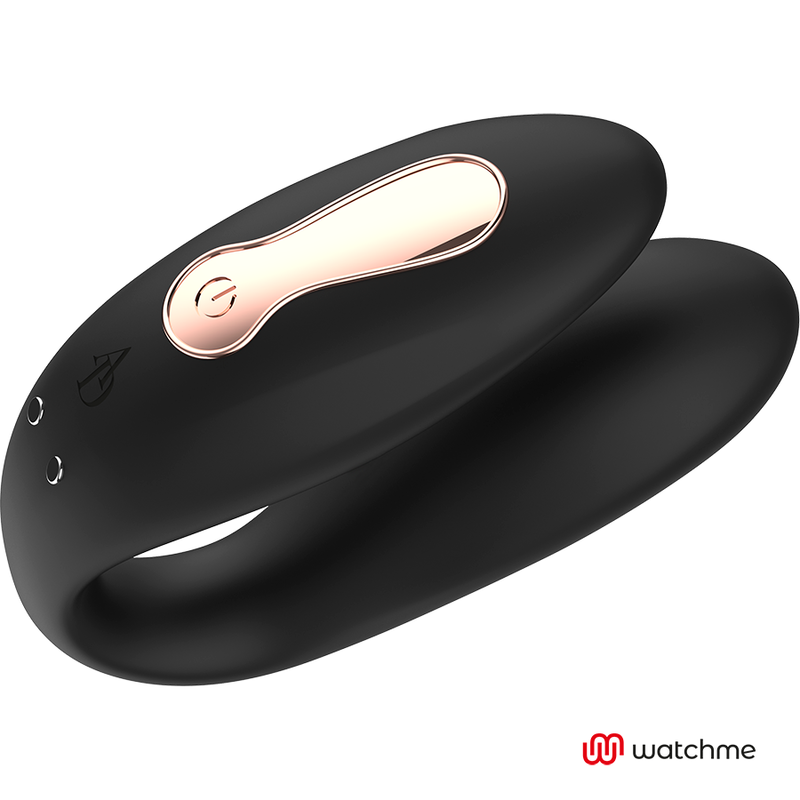 Vibrator Cuplu Desire Dual Pleasure Wireless Watch Me Silicon Negru Anne\'s Desire