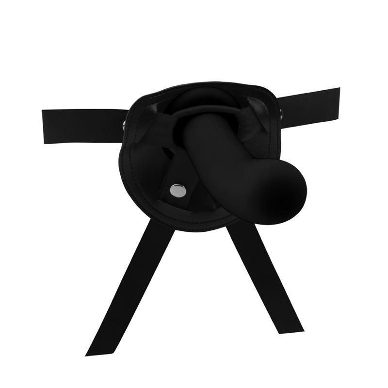 Strap On Raw Recruit Silicon Dildo Negru 17 cm, #2, Erotic24.ro