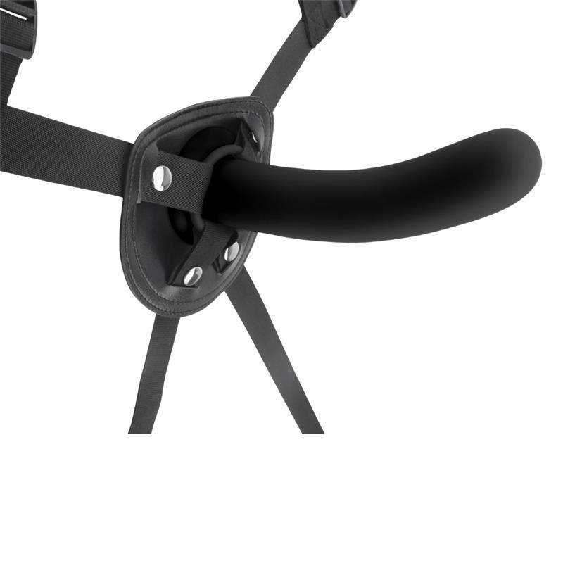 Strap On Raw Recruit Silicon Dildo Negru 17 cm, #3, Erotic24.ro