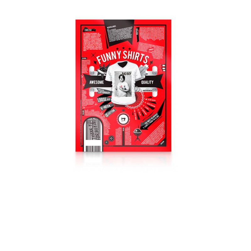 Tricou Barbati Bad Boy Alb/Negru M, #2, Erotic24.ro