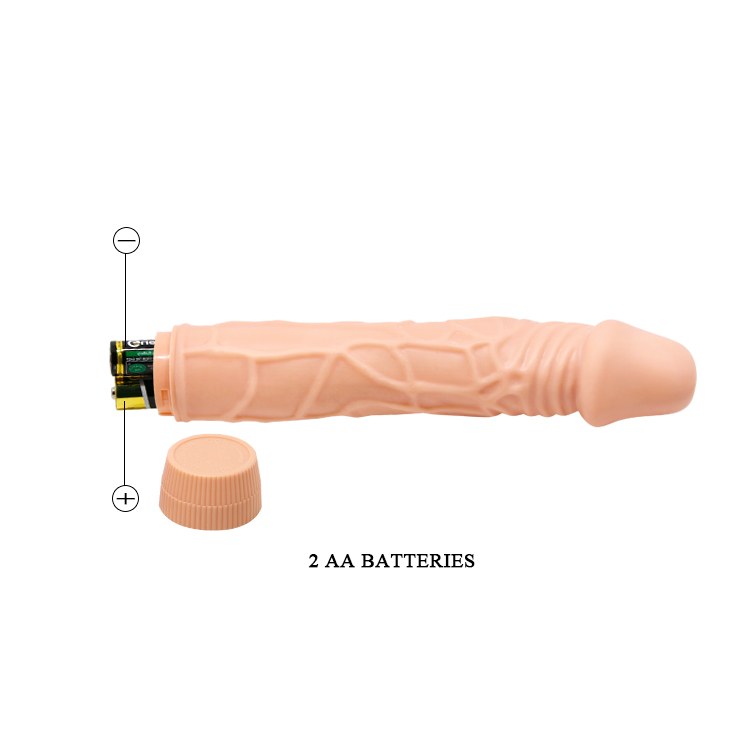 Vibrator Realist Bob Multispeed Natural 22.5 cm, #3, Erotic24.ro