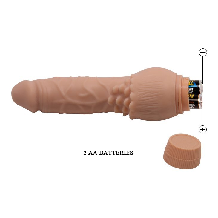 Vibrator Realist Clark Multispeed Natural 19.5 cm, Nr. 7, Erotic24.ro