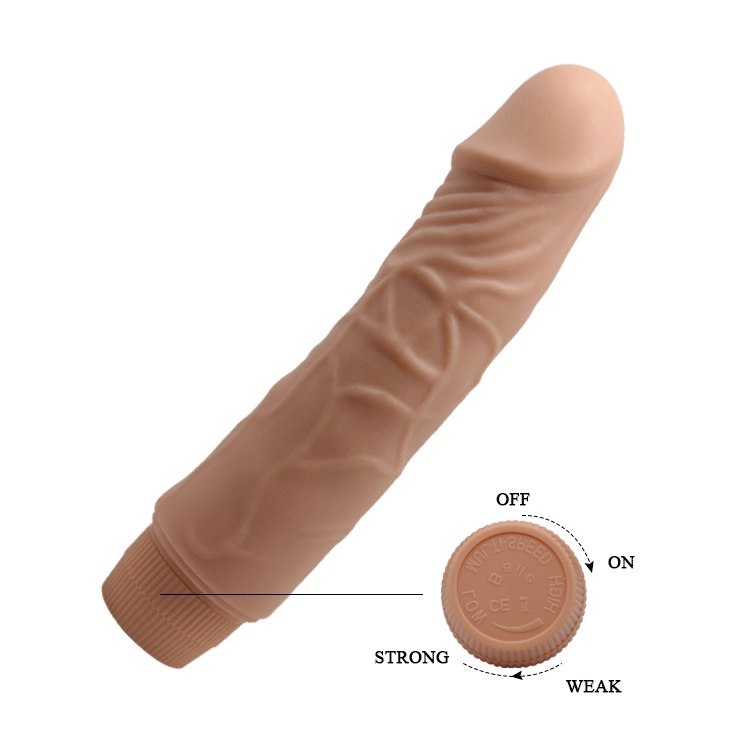Vibrator Realist Jeff Multispeed Natural 19.5 cm, #4, Erotic24.ro