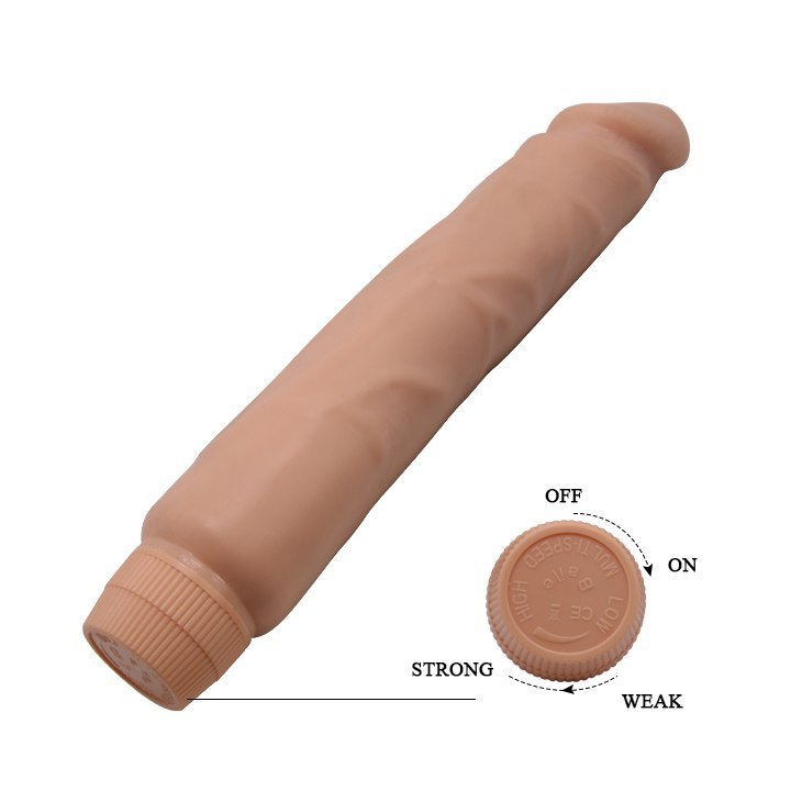 Vibrator Realist Jack Multispeed Natural 26 cm, Nr. 6, Erotic24.ro