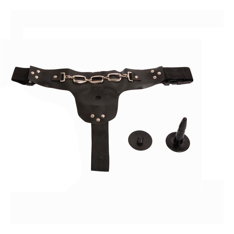 Strap On Jessica Multspeed Natural 18 cm, #2, Erotic24.ro