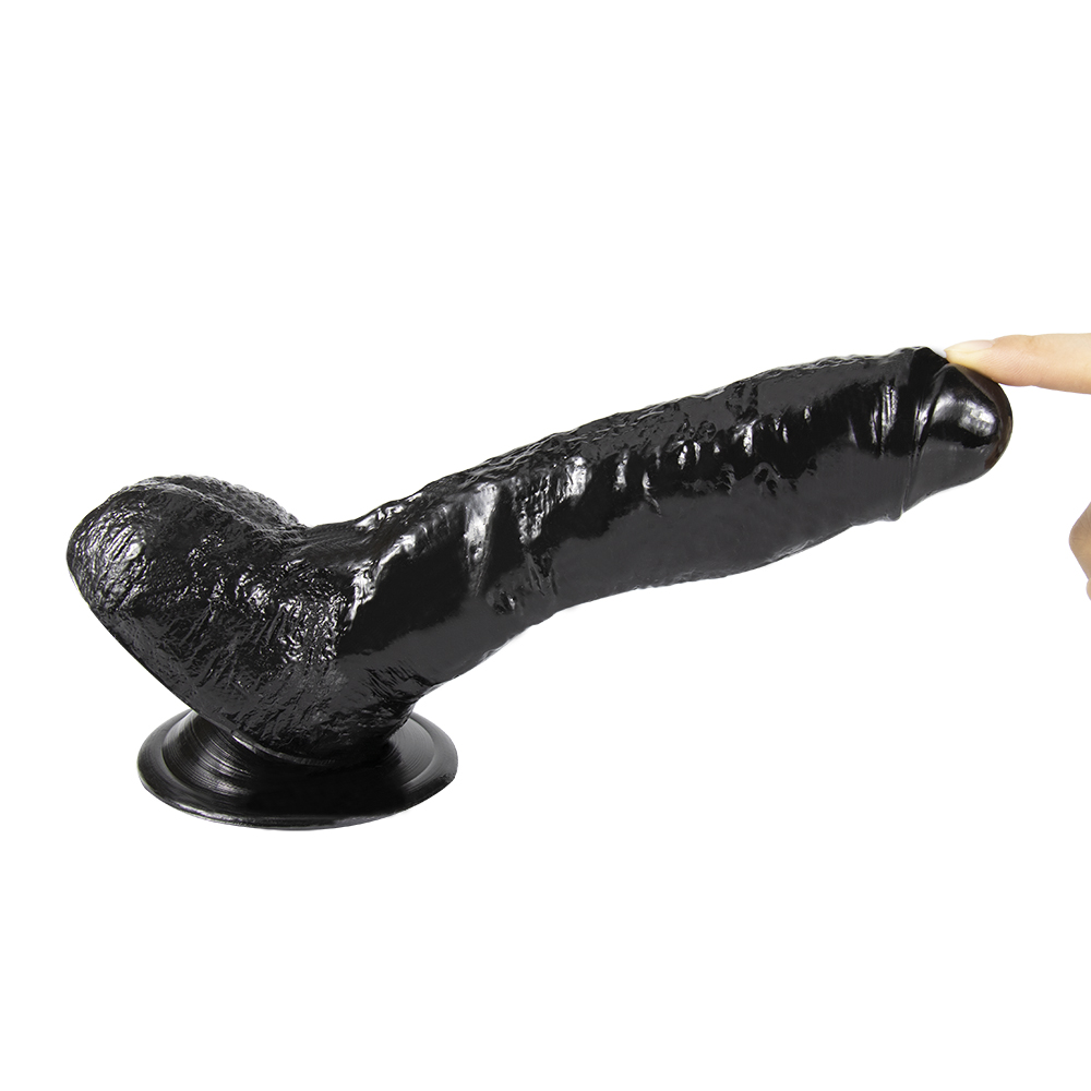 Dildo Realist Baroni Ventuza Negru 20 cm Passion Labs, Nr. 4, Erotic24.ro