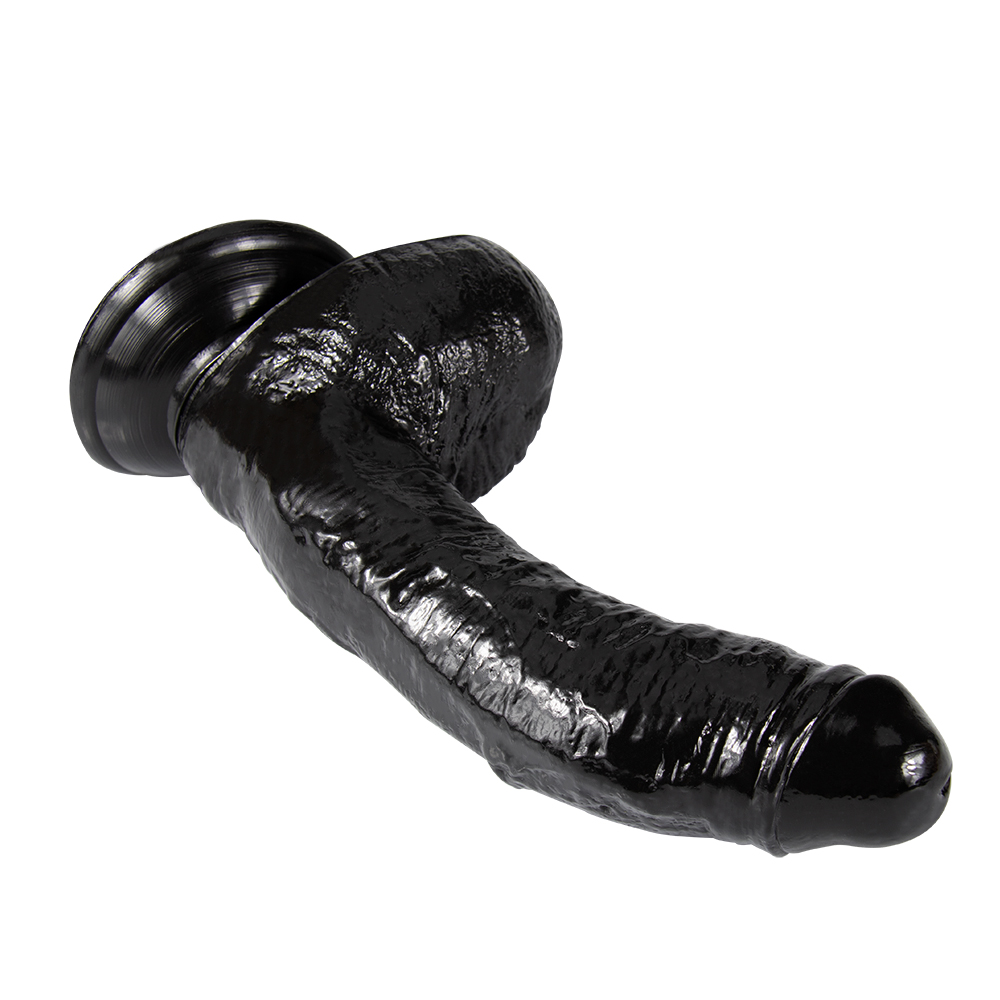 Dildo Realist Baroni Ventuza Negru 20 cm Passion Labs, Nr. 7, Erotic24.ro
