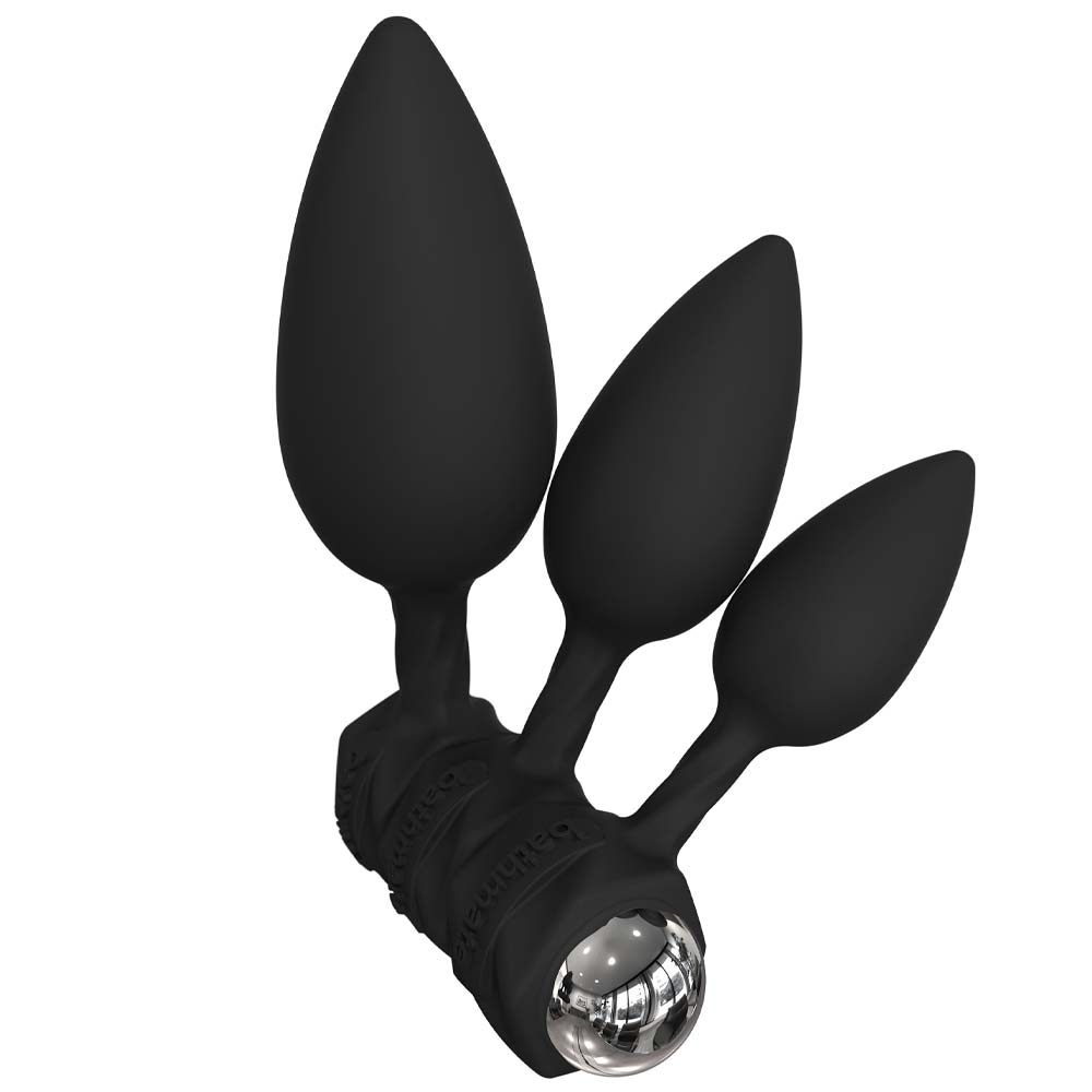 Set Anal Training Vibe 3 Plugs 10 Moduri Vibratii Bathmate, #2, Erotic24.ro