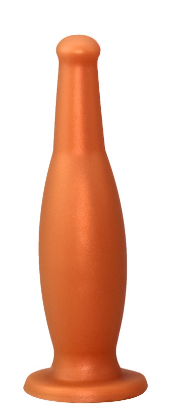 Dildo Beer Bottle Large Silicon Lichid Auriu Ventuza 28 cm Mokko Toys