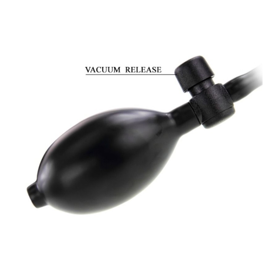 Dildo Realist Gonflabil, PVC, Negru 16 cm, #4, Erotic24.ro