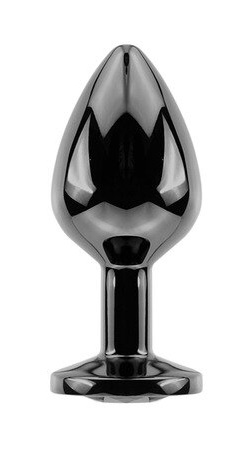 Dop Anal Dark Anal Plug Medium, Metal, Negru, Guilty Toys, #2, Erotic24.ro