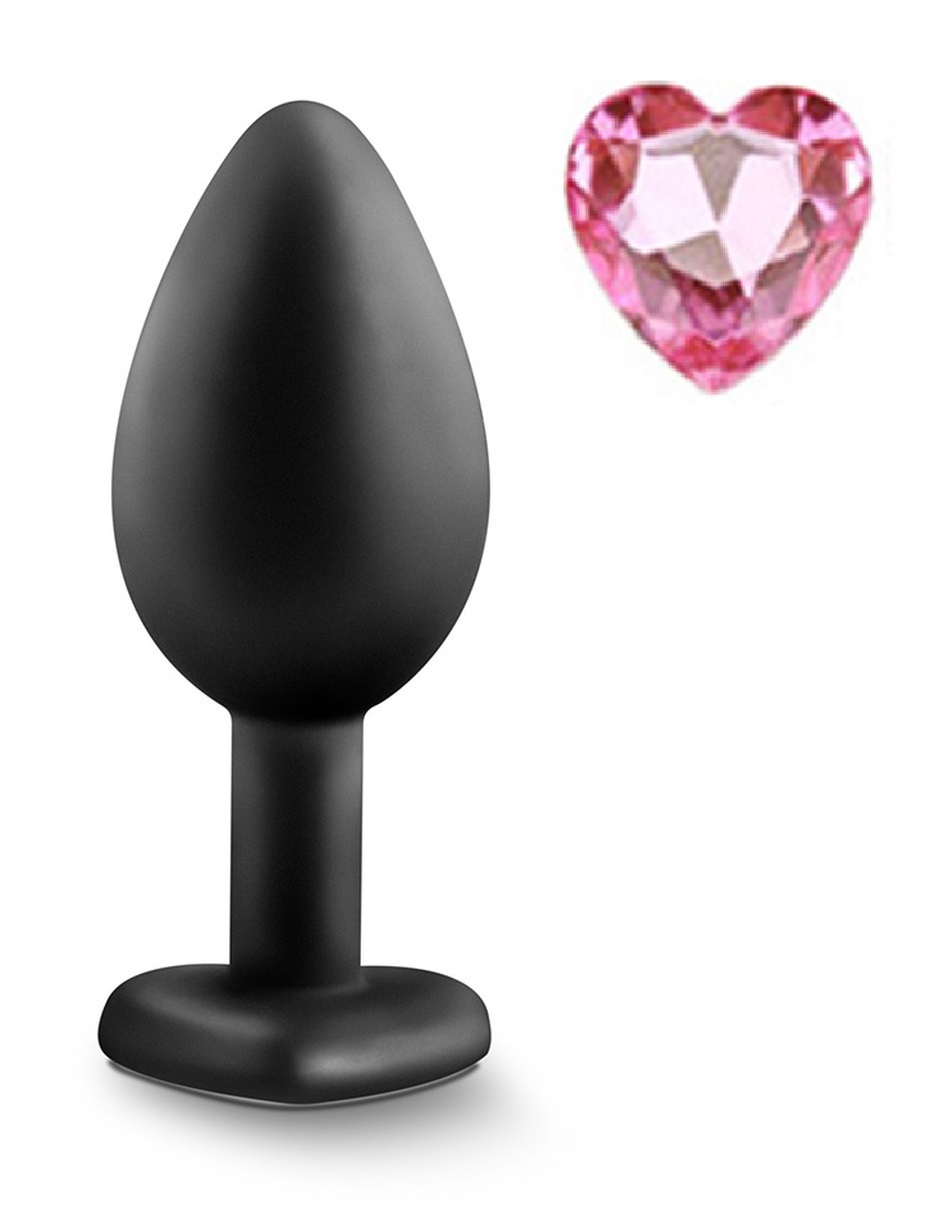 Dop Anal Brighty Small, Silicon, Negru/Roz Deschis, Mokko Toys