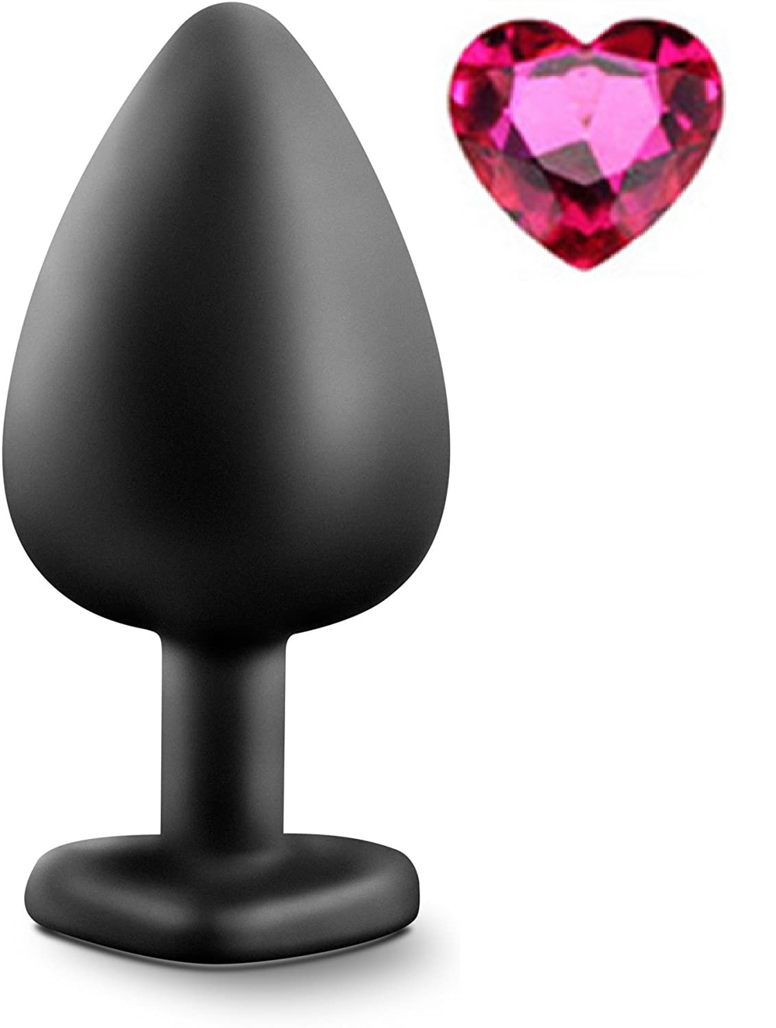 Dop Anal Brighty Large Silicon Negru/Roz Mokko Toys, #1, Erotic24.ro