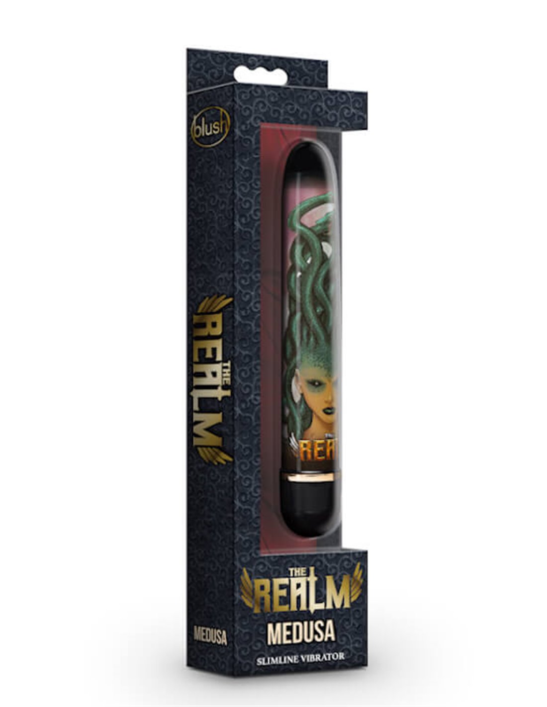 Vibrator Slimline Medusa, Multispeed, ABS, 18 cm, #2, Erotic24.ro