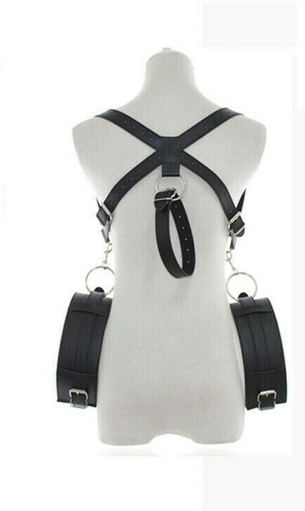 Sistem Bondage Open Legs&Hands Negru Mokko Toys, Nr. 2, Erotic24.ro