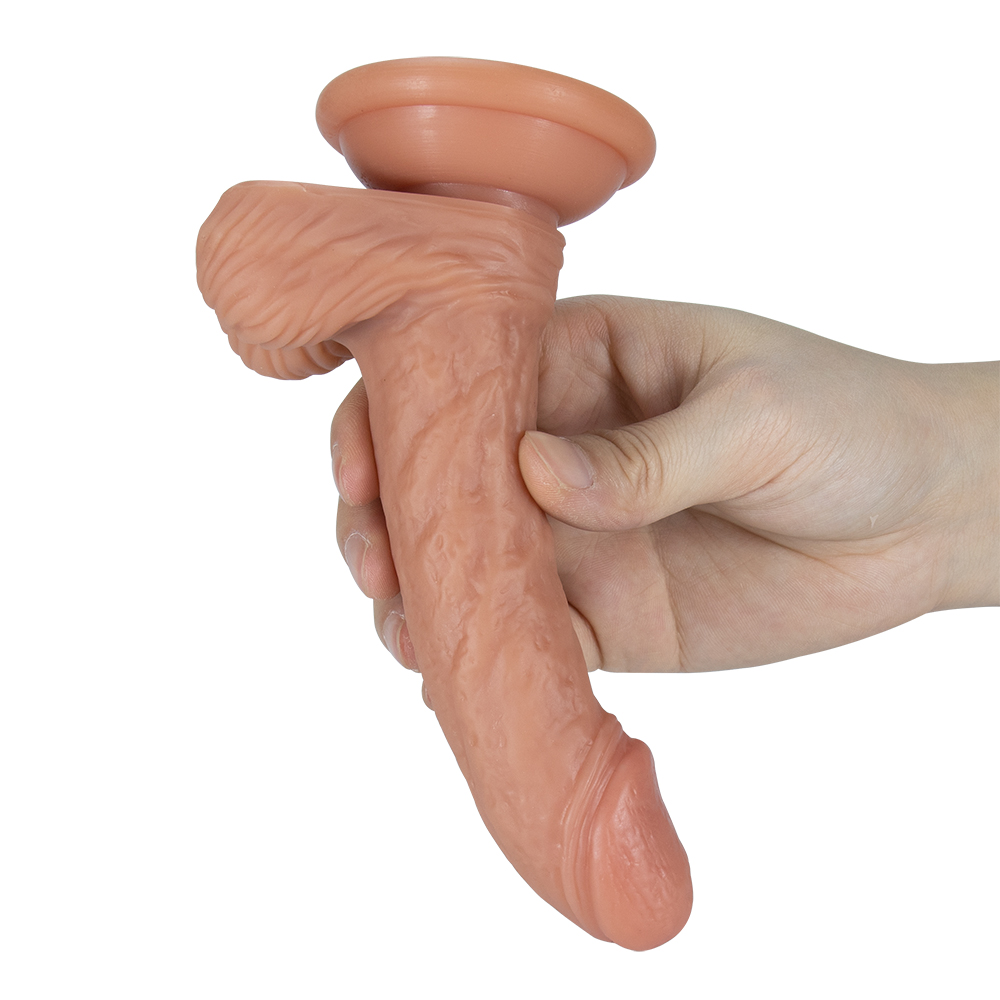 Dildo Mini Realist Braxton Silicon Lichid Dubla Densitate 16.5 cm Guilty Toys, Nr. 3, Erotic24.ro