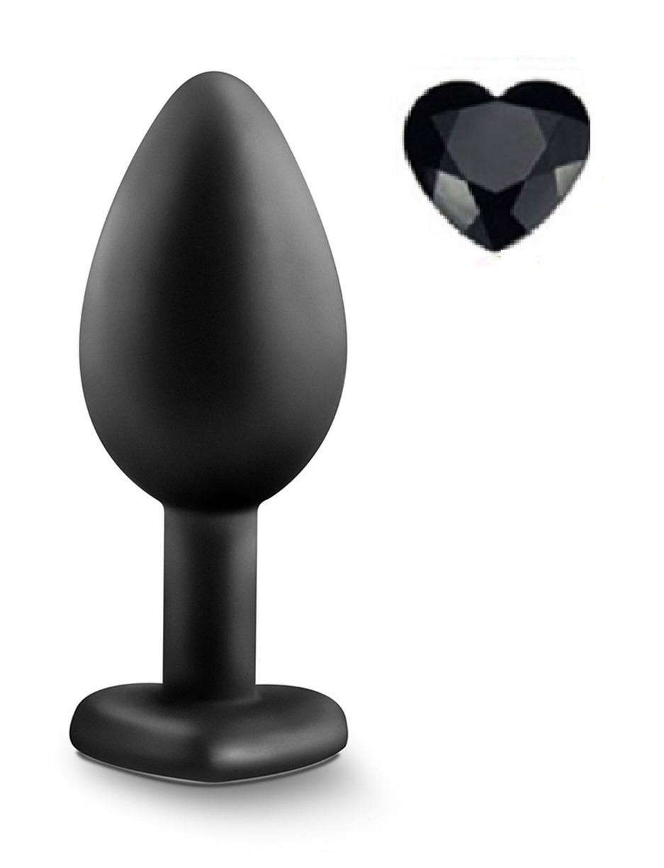 Dop Anal Brighty, Small, Silicon, Negru/Negru, Mokko Toys