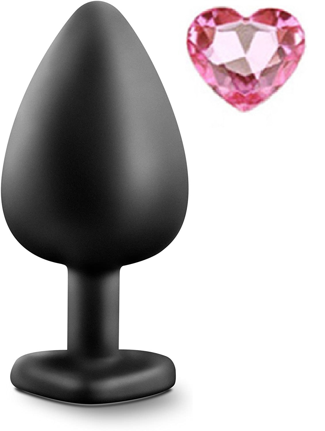 Dop Anal Brighty Large Silicon Negru/Roz Deschis Mokko Toys, Nr. 1, Erotic24.ro