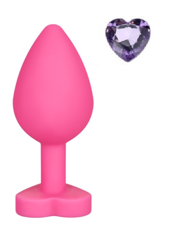 Dop Anal Brighty Large Silicon Roz/Mov Deschis Mokko Toys, #1, Erotic24.ro