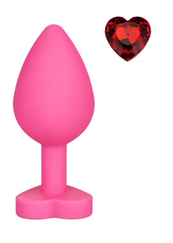 Dop Anal Brighty Small Silicon Roz/Rosu Mokko Toys