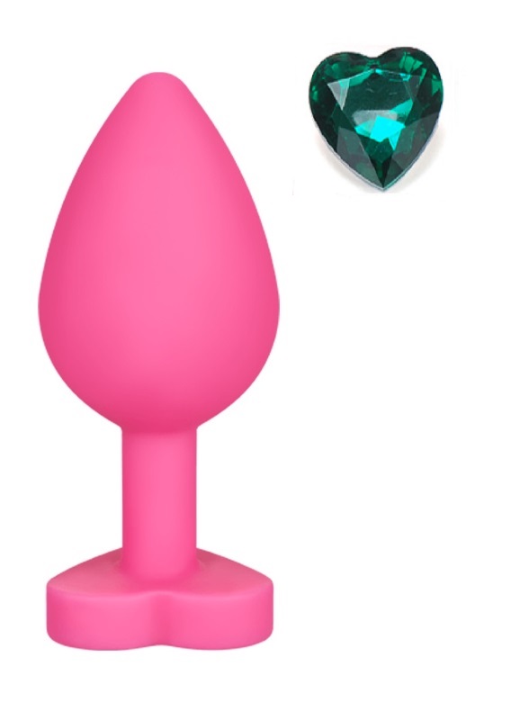 Dop Anal Brighty Small Silicon Roz/Verde Mokko Toys, #1, Erotic24.ro