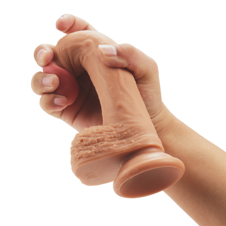 Dildo Realist Brody Silicon Lichid Maro 20 cm Mokko Toys, #2, Erotic24.ro