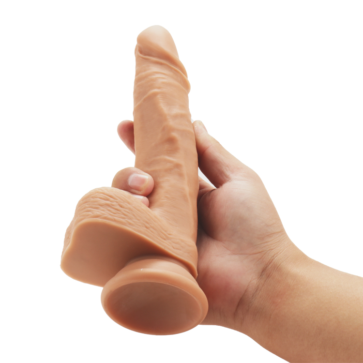 Dildo Realist Brody Silicon Lichid Maro 20 cm Mokko Toys, #3, Erotic24.ro