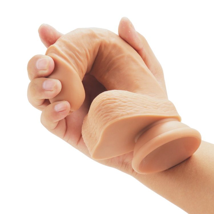 Dildo Realist Brody Silicon Lichid Maro 20 cm Mokko Toys, #4, Erotic24.ro