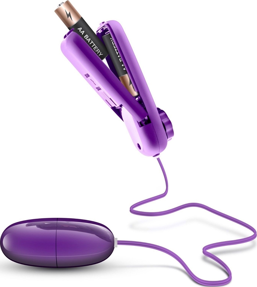 Ou Vibrator B Yours cu Telecomanda, Multispeed, ABS, Violet, 5.7 cm, Nr. 3, Erotic24.ro