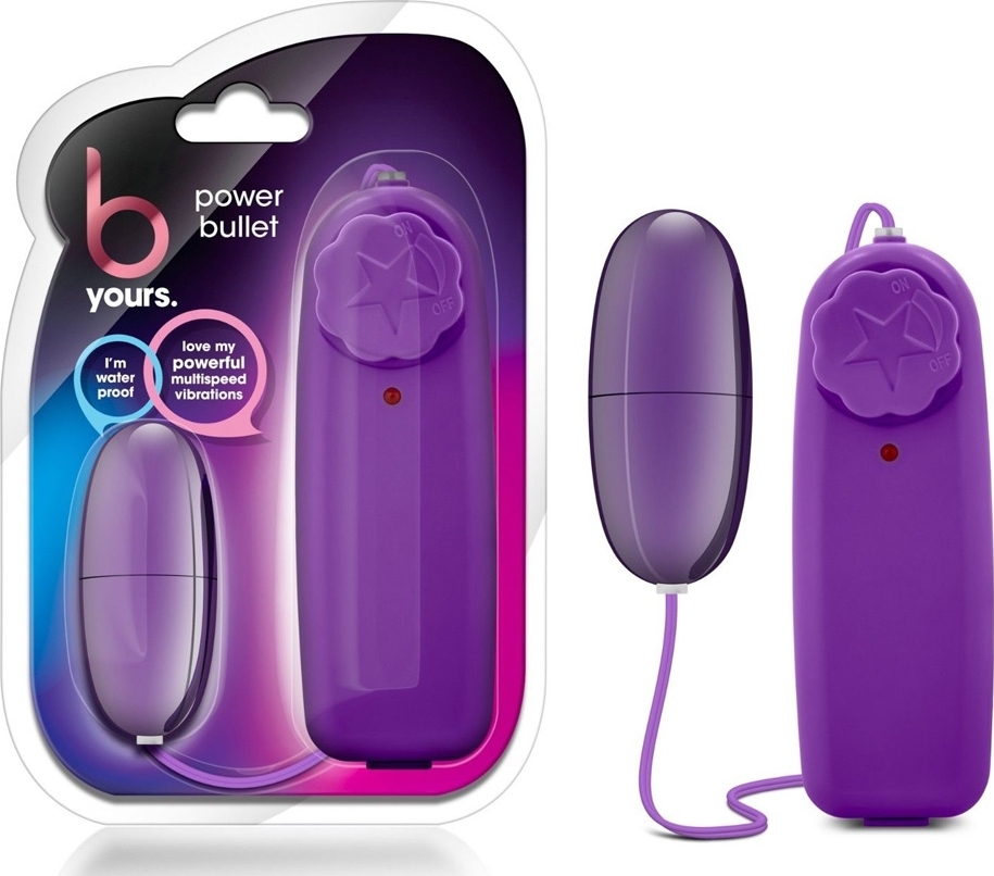 Ou Vibrator B Yours cu Telecomanda, Multispeed, ABS, Violet, 5.7 cm, Nr. 4, Erotic24.ro