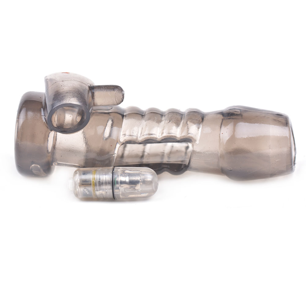 Manson de Penis cu Inel Testicule si Glont Vibrator Negru Guilty Toys, #4, Erotic24.ro