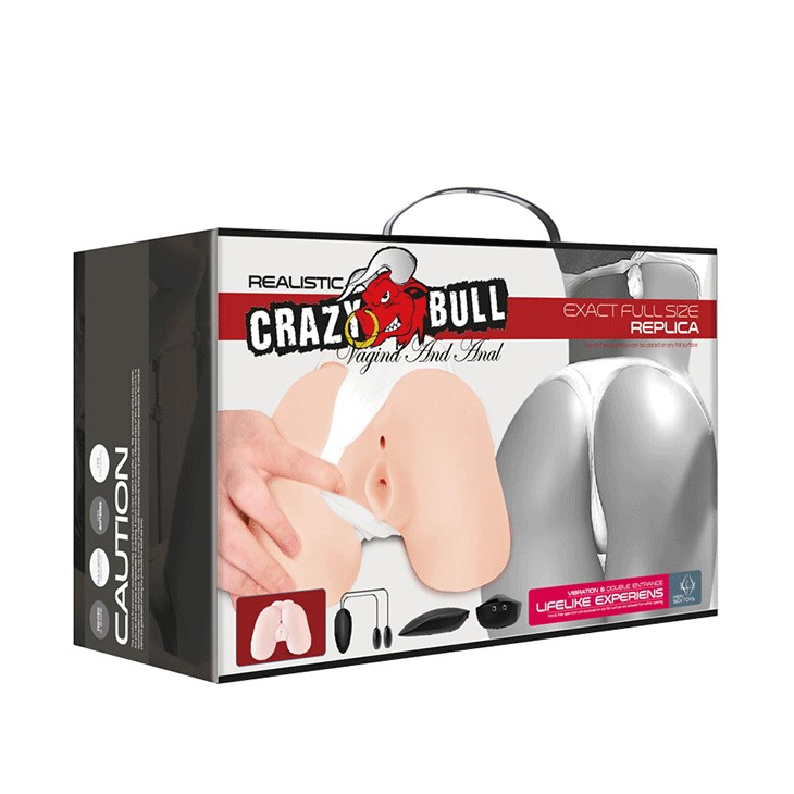 Masturbator Crazy Bull Vagina and Anal Exact Full Size Vibrating Eggs, Nr. 6, Erotic24.ro