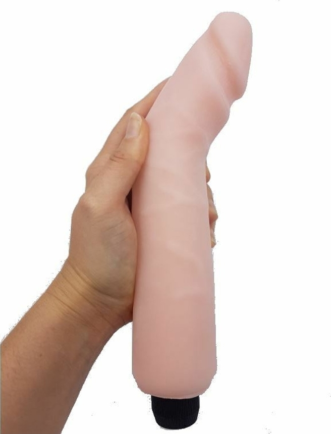 Vibrator Cyberskin Big, Multispeed, TPE, Natural, 25 cm, #5, Erotic24.ro