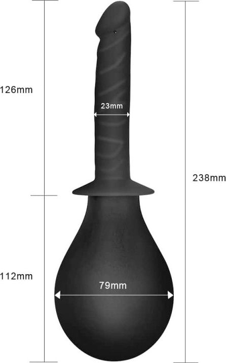 Irigator Anal Bondage Fetish Deluxe Douche, #6, Erotic24.ro