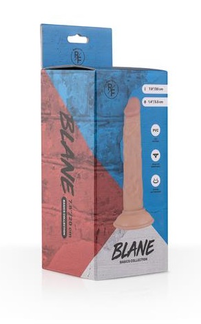 Dildo Realist Blane Real Fantasy, PVC, Natural, 20 cm, Nr. 5, Erotic24.ro
