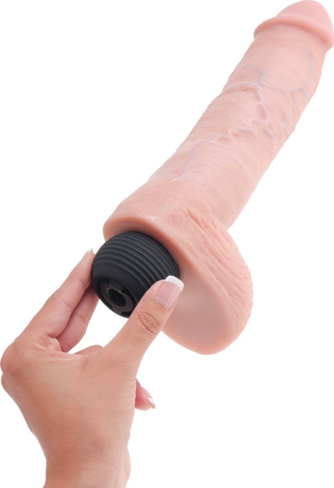 Dildo care ejaculeaza King Cock Natural 25 cm, #2, Erotic24.ro