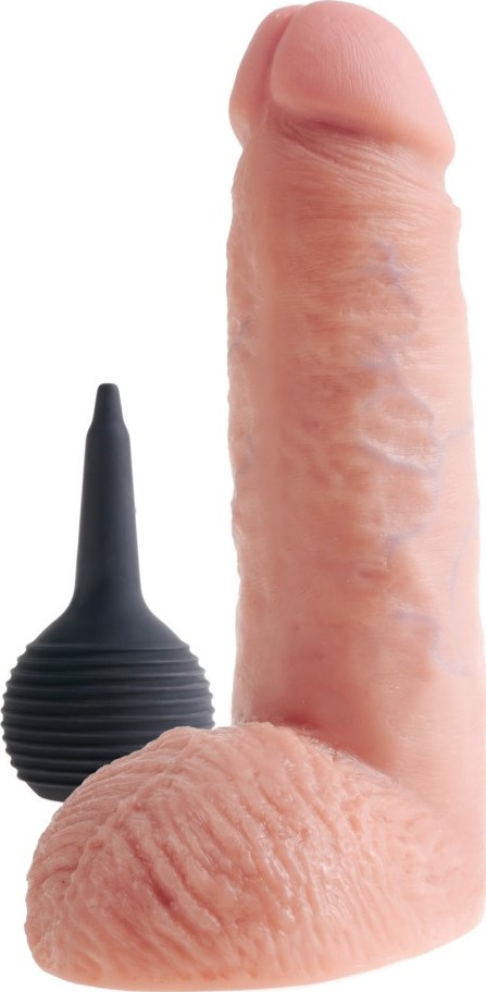 Dildo care Ejaculeaza King Cock Natural 20 cm, #3, Erotic24.ro